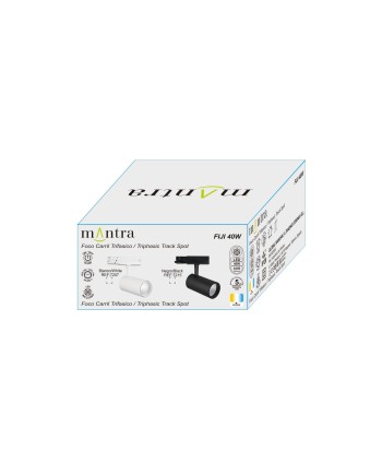 FIJI * FOCO CARRIL 40W 4000K NEGRO